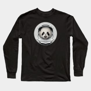 Astronaut Panda Bear Long Sleeve T-Shirt